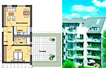 Зарубежная недвижимость Германия -3-х комнатная квартира с террасой и садом